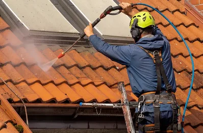 Démoussage et hydrofuge de toiture à Castillon-Savès